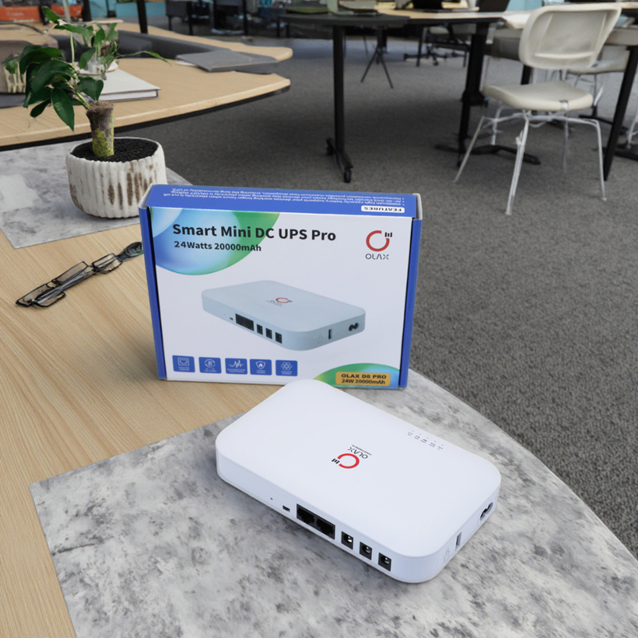 Outdoor Uninterruptible Power Supply - Mini UPS 20000mAh Portable Uninterruptible Power