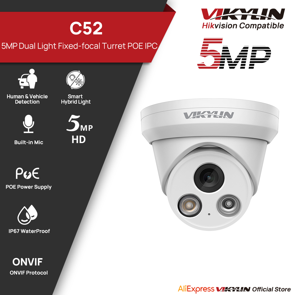 Outdoor Power G Motion - VIKYLIN 5MP Smart Dual Light IP