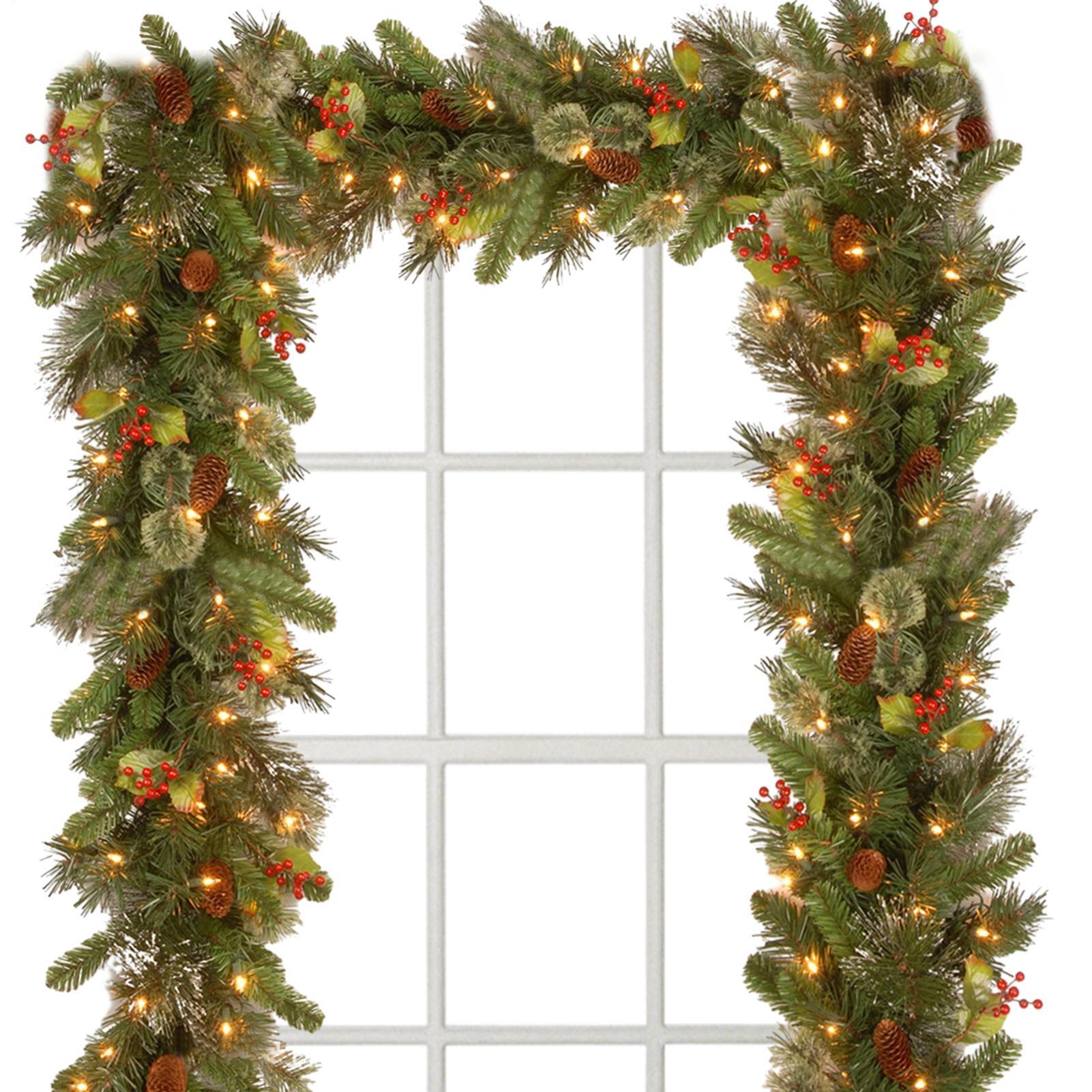 1.8M DIY Christmas Garland Out - Outdoor Power For Christmas Lights reseña y precio