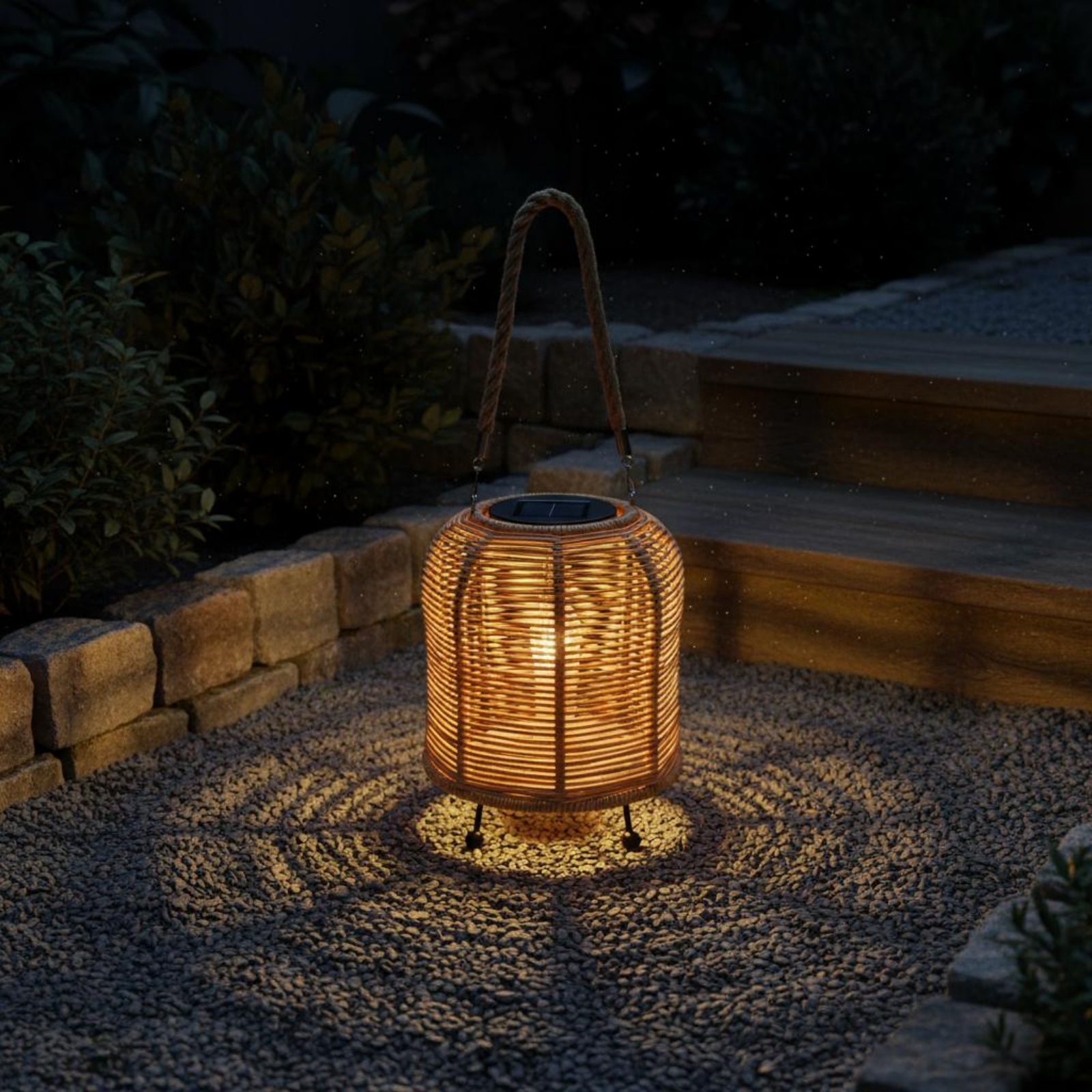 Handwoven Solar Lantern Braide - Outdoor Power For Camping reseña y precio