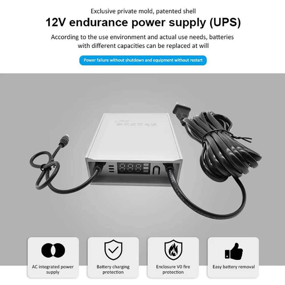 DIFANG 5400mAh UPS Power Adapt - Outdoor Uninterruptible Power Supply reseña y precio