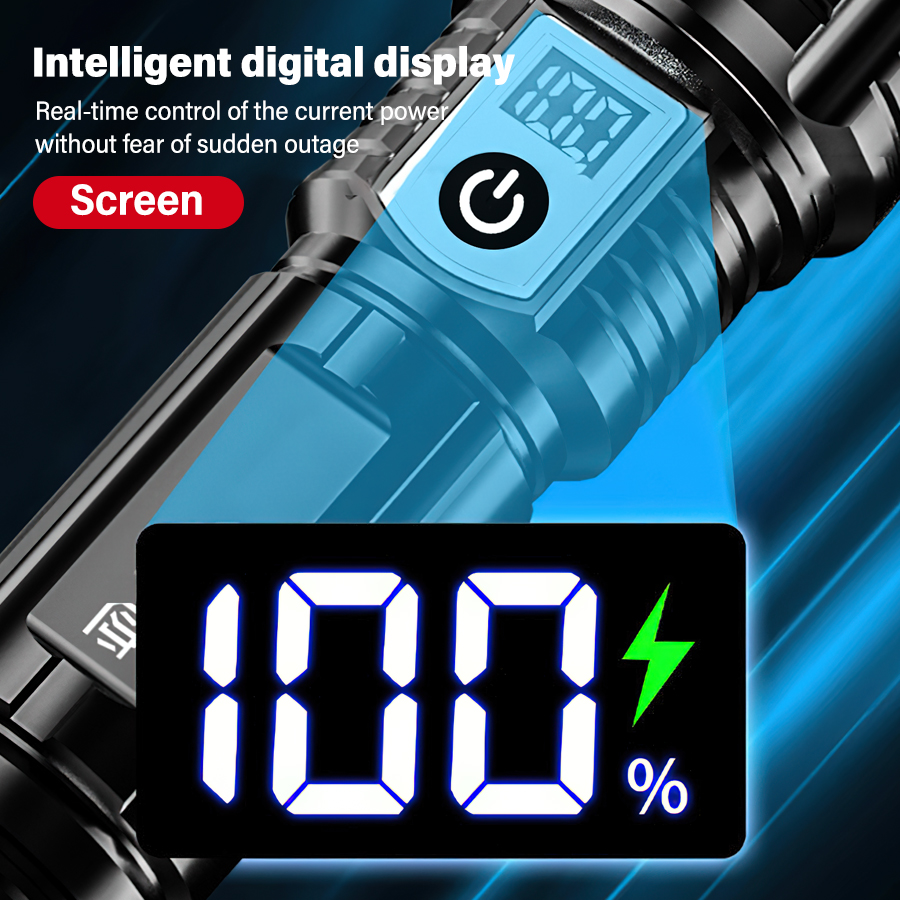 High Power 200000LM LED Flashl - Outdoor Power For Camping reseña y precio