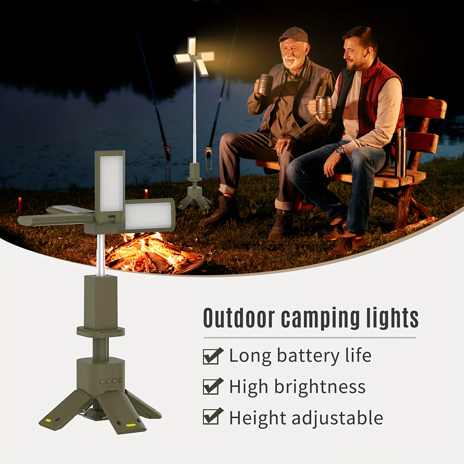 Camping Lantern, 14000mAh Rech - Outdoor Power For Lights reseña y precio