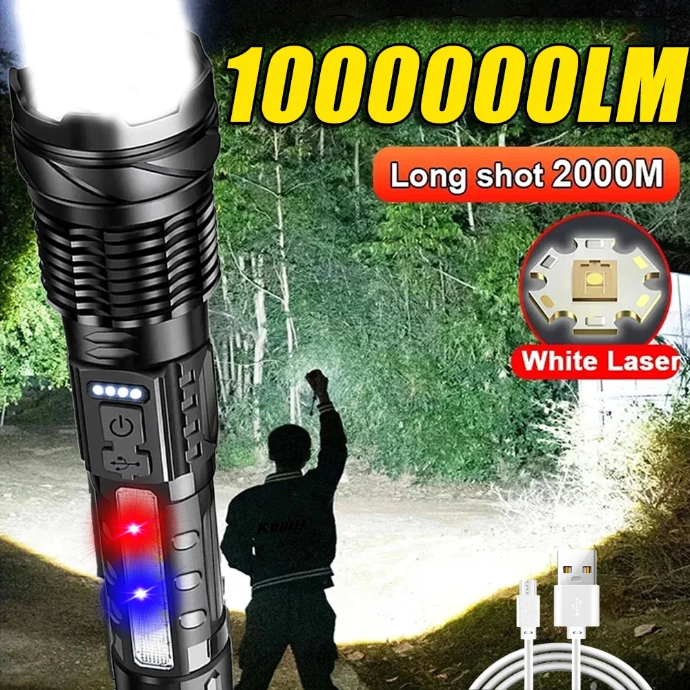 Powerful LED Flashlight Rechar - Outdoor Power For Camping reseña y precio