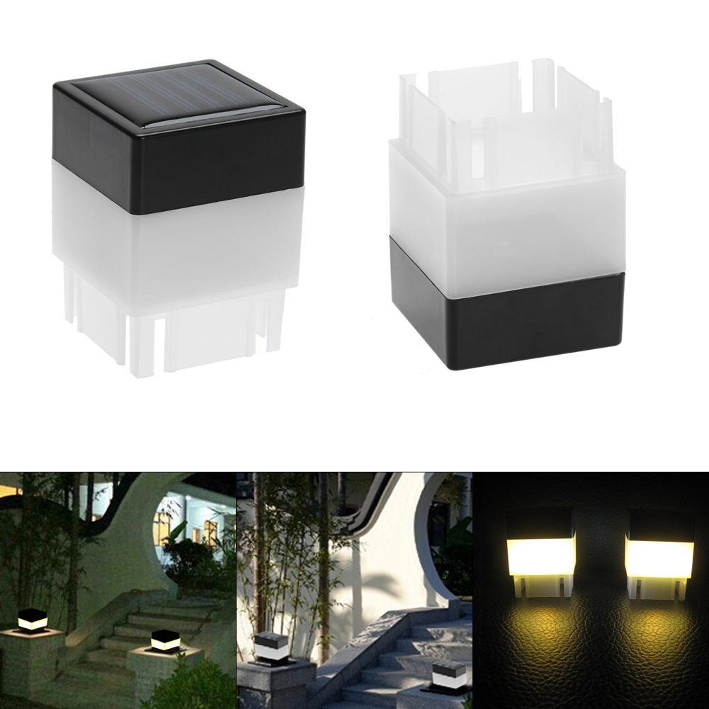 LED Solar Column Head Pillar L - Outdoor Power Post reseña y precio