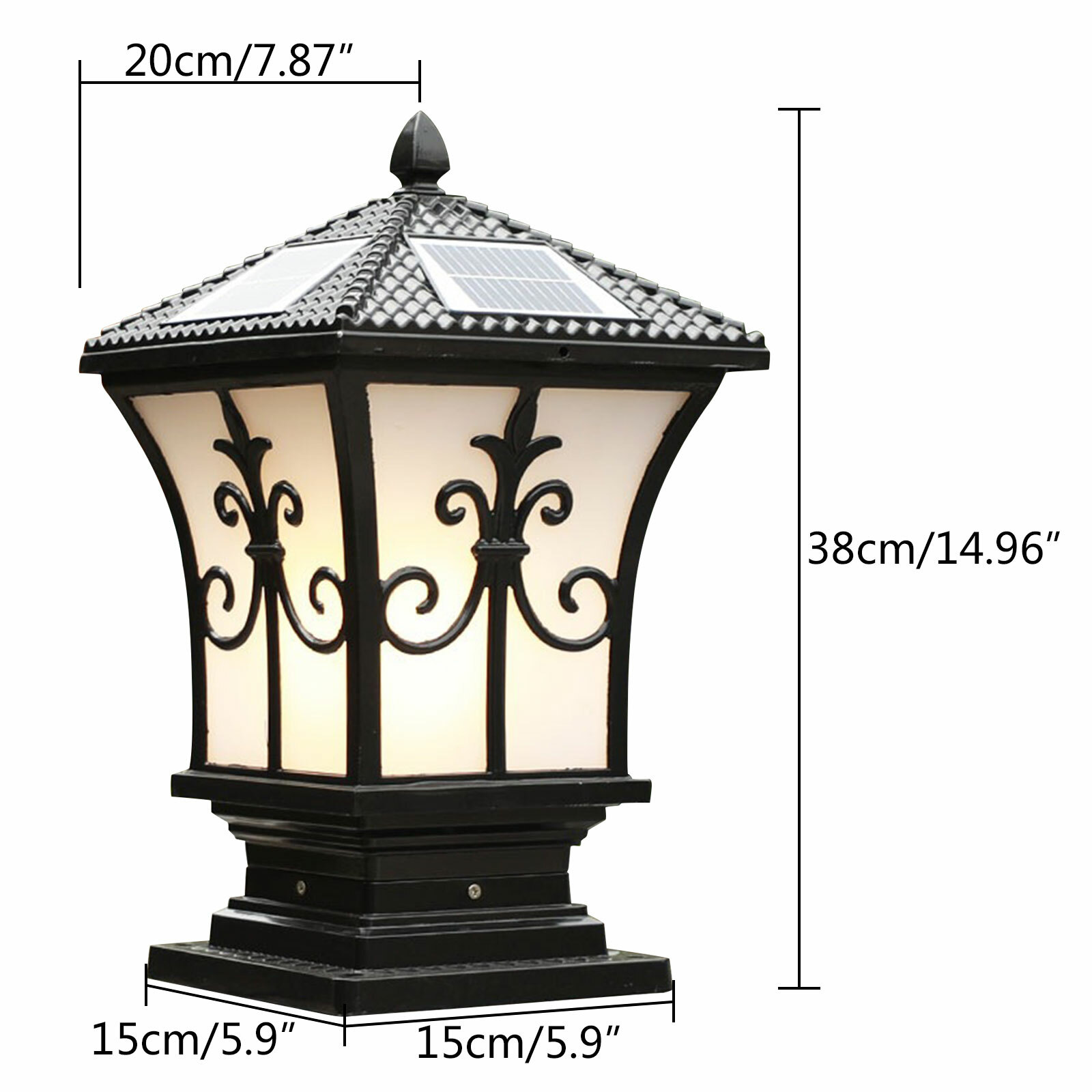 11w LED Pillar Lamp Garden Lan - Outdoor Power G Motion reseña y precio