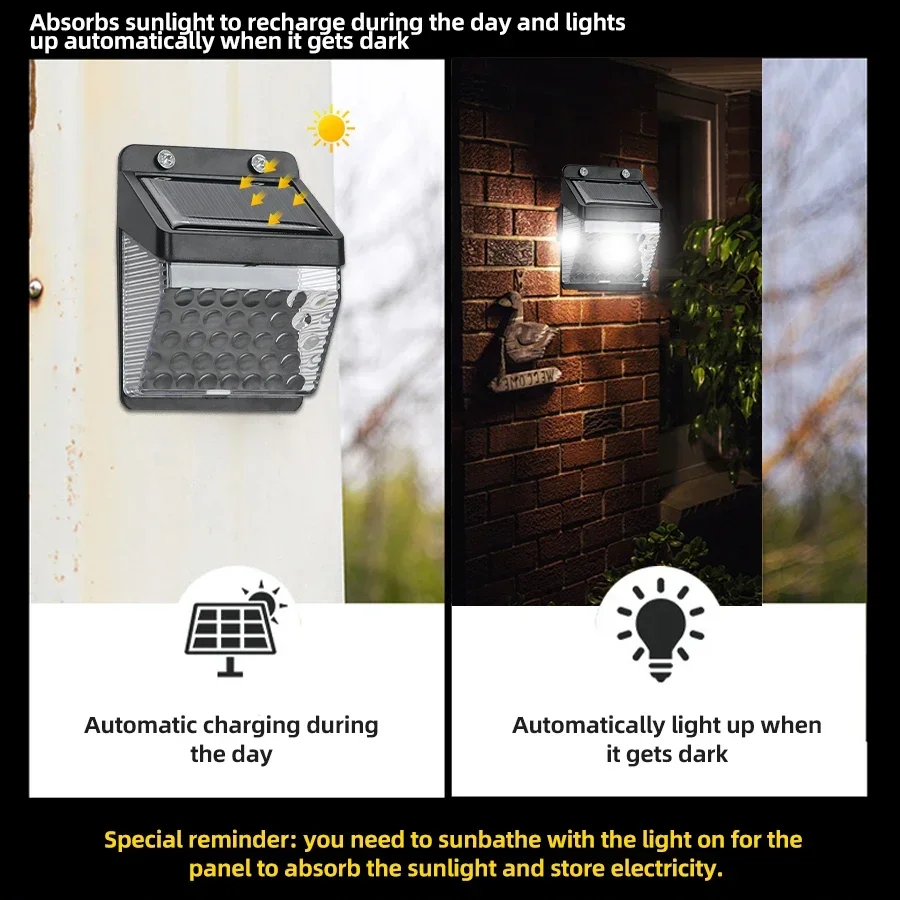 LED Solar Light PIR Motion Sen - Outdoor Power For Lights reseña y precio