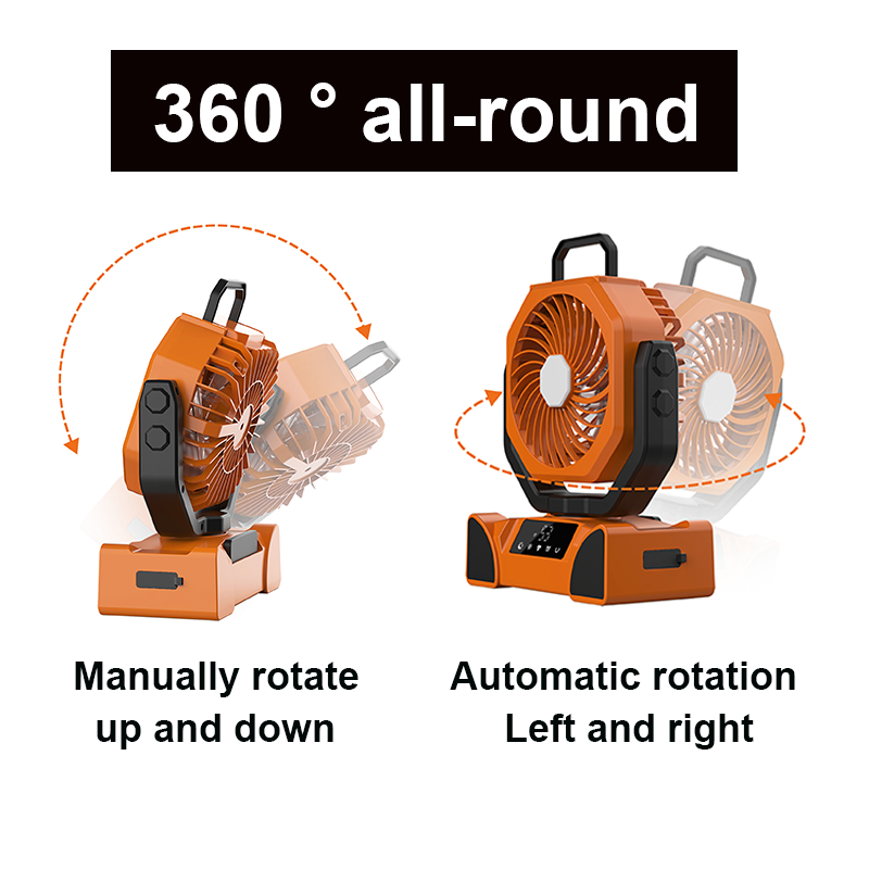 Car Fan Camping Fan Auto-Oscil - Outdoor Power With Timer reseña y precio