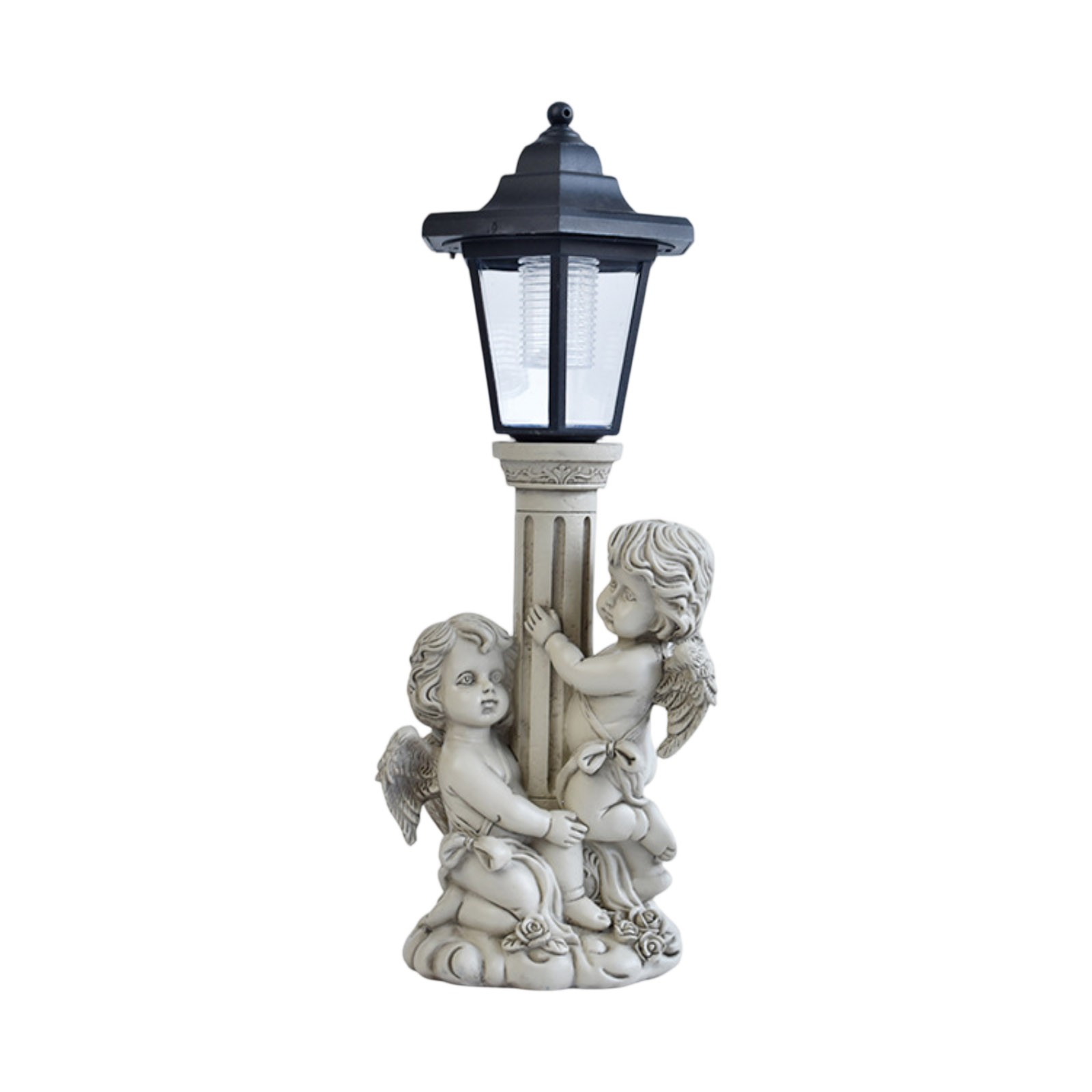 Garden Angel Statue Solar Post - Outdoor Power Post reseña y precio