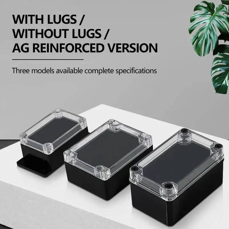 2pcs Transparent Cover Waterpr - Outdoor Power Supply Box reseña y precio