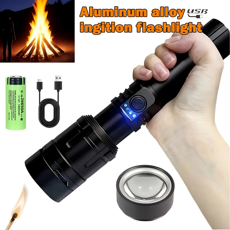 Ultra Powerful Flashlight Conc - Outdoor Power For Camping reseña y precio