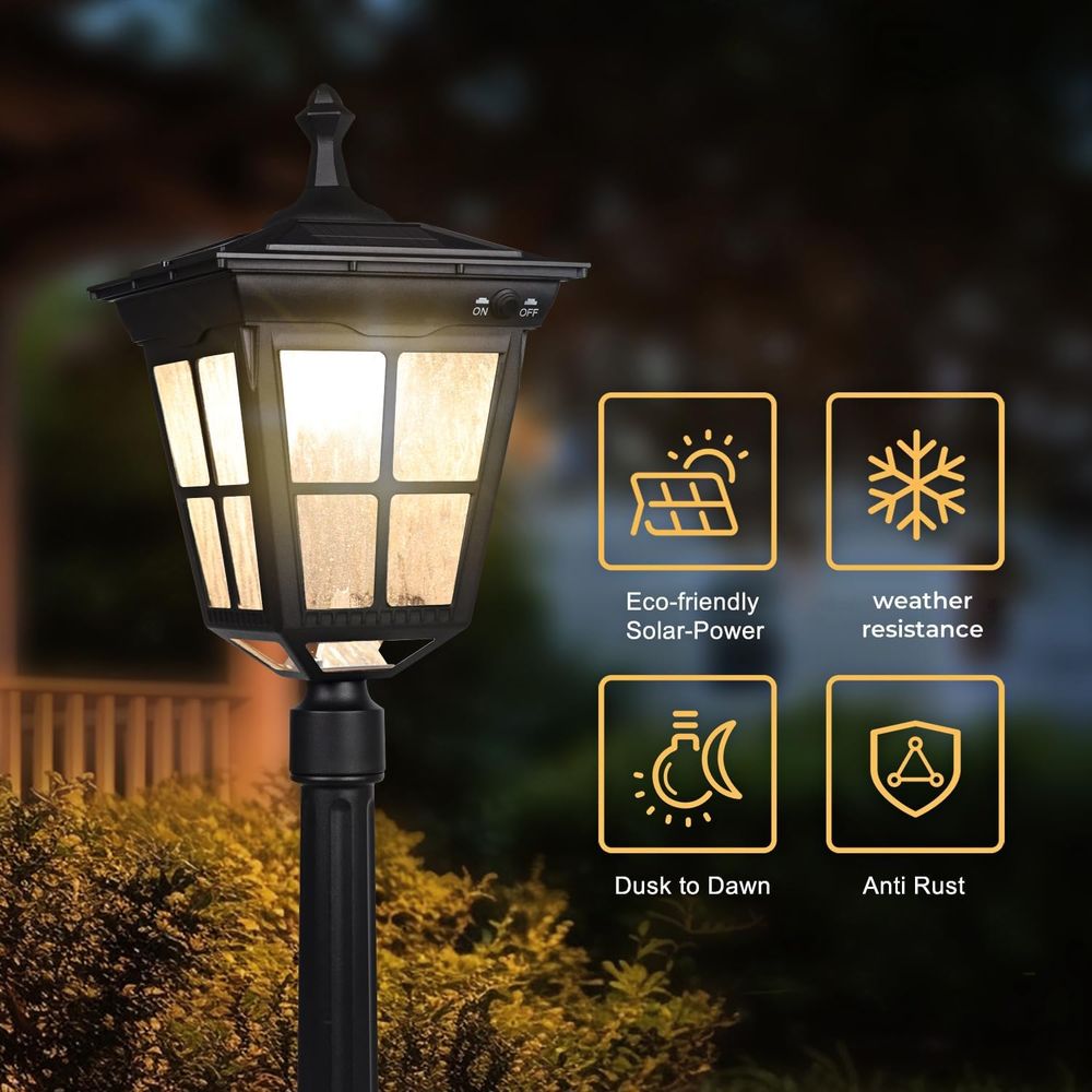 r Post Light, ST4311AC Dusk to - Outdoor Power Post reseña y precio