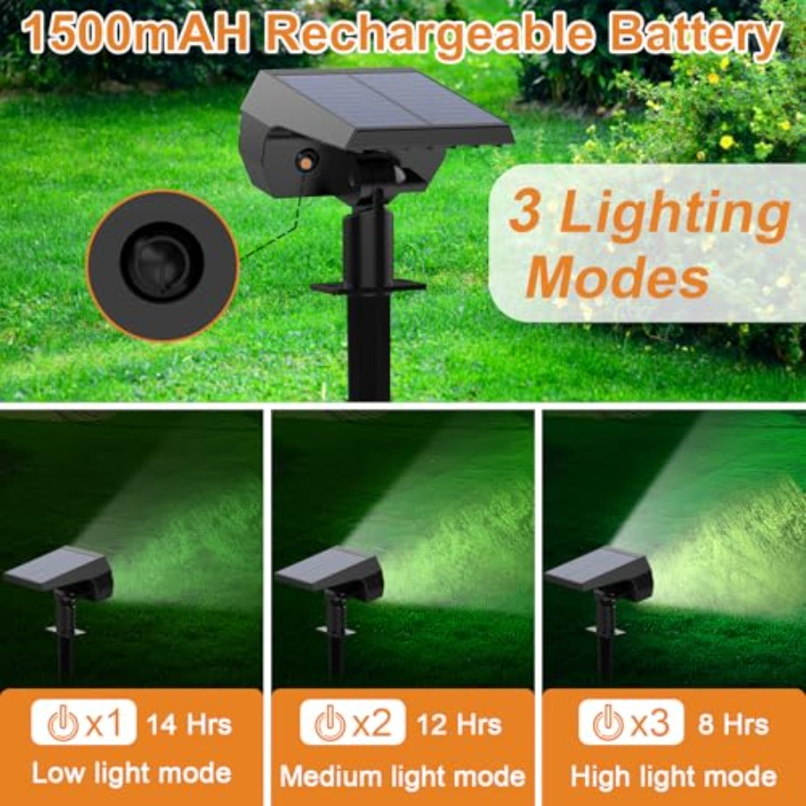 Solar Spot Lights Outdoor, [/5 - Outdoor Power For Christmas Lights reseña y precio