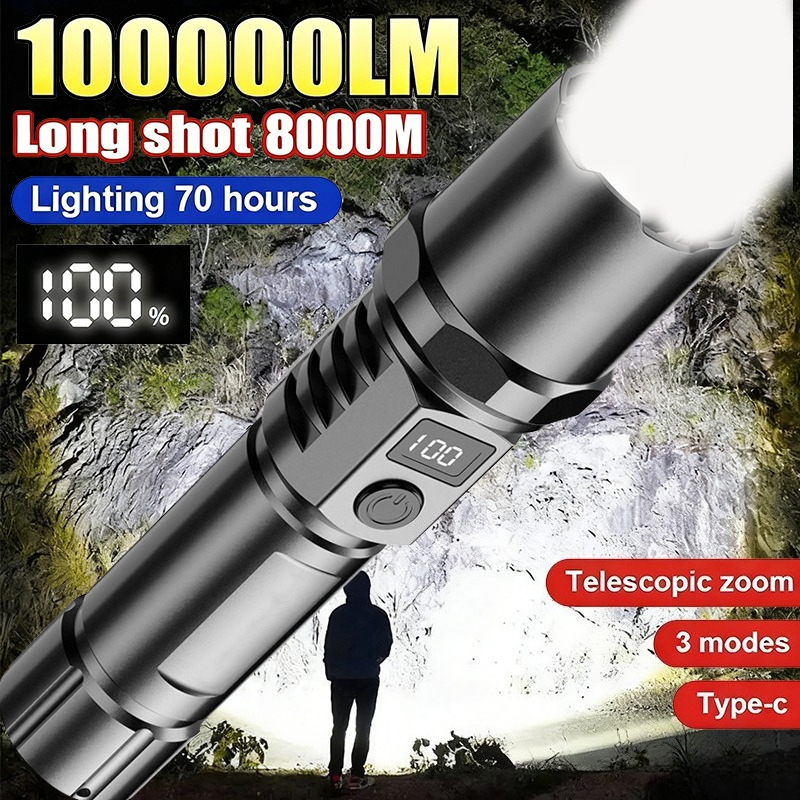 Powerful Led Handheld Flashlig - Outdoor Power For Camping reseña y precio