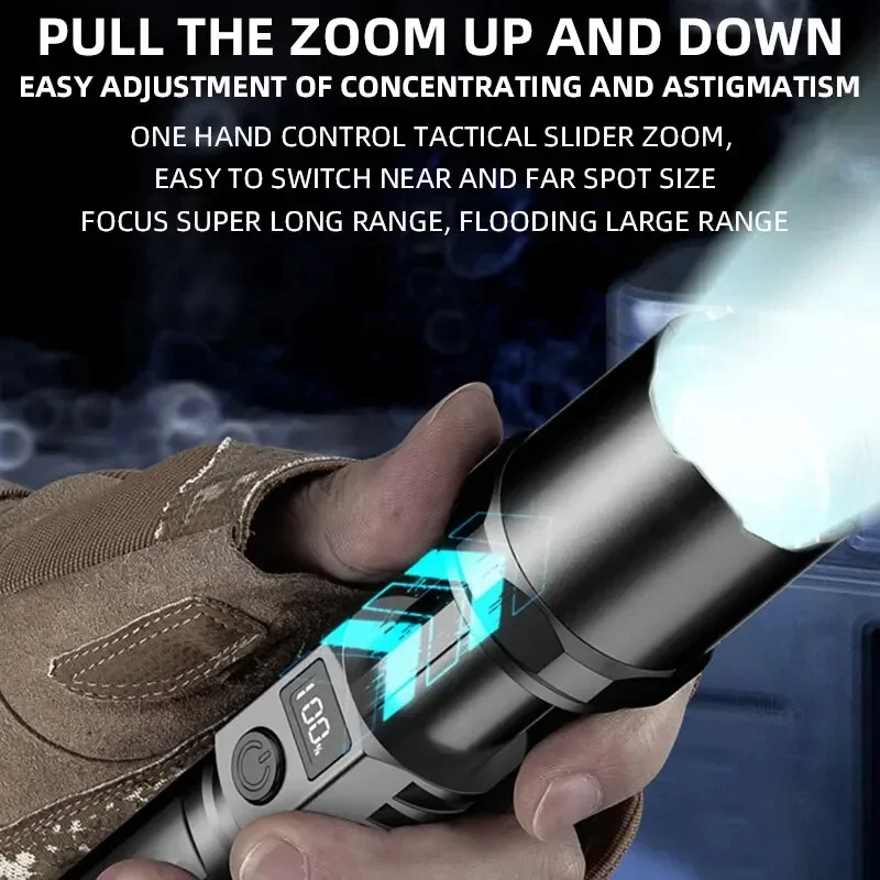 Powerful Led Handheld Flashlig - Outdoor Power For Camping reseña y precio