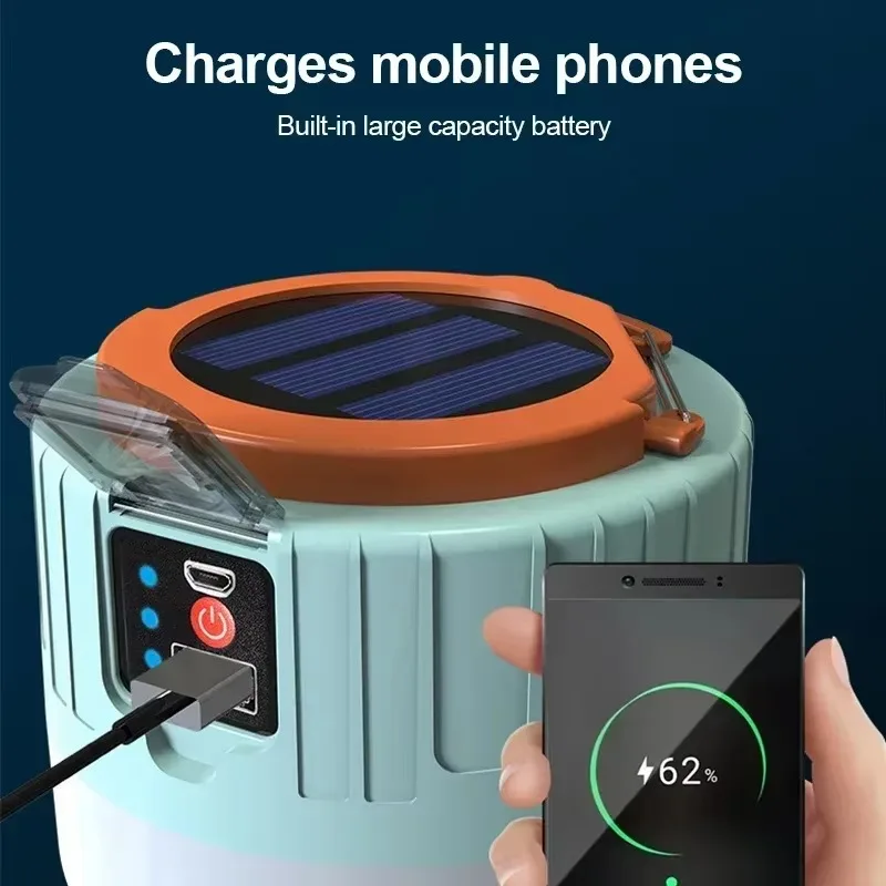 Solar Camping Lantern Recharge - Outdoor Power For Camping reseña y precio