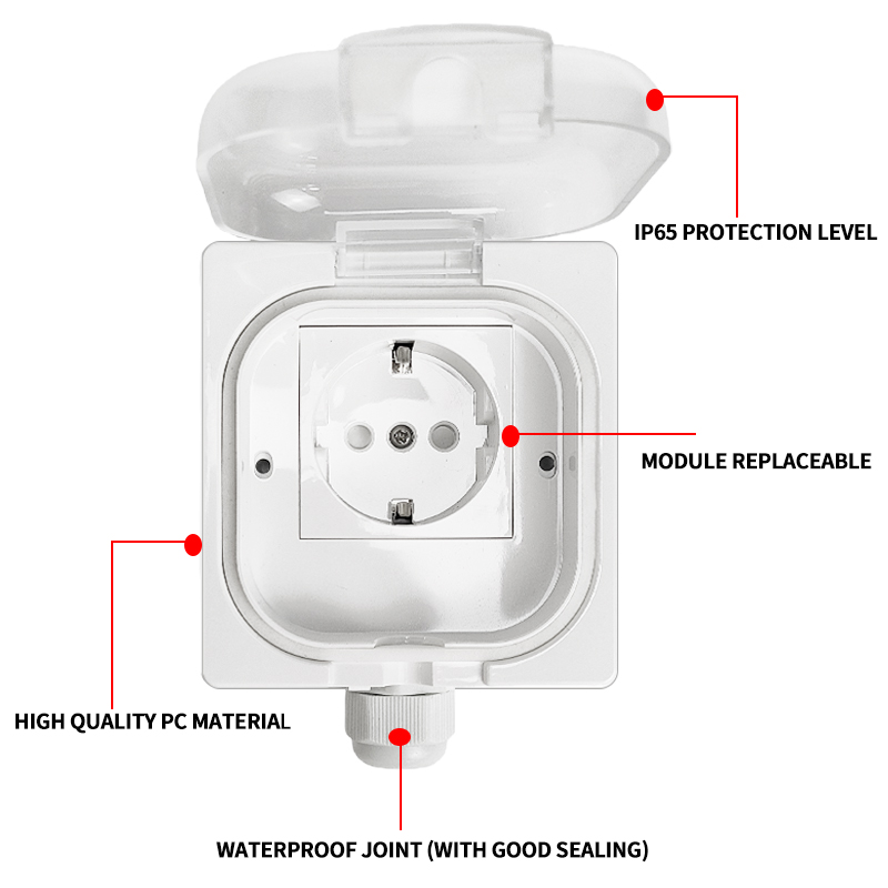 IP65 Waterproof Surface-Mount  - Outdoor Power Supply Box reseña y precio