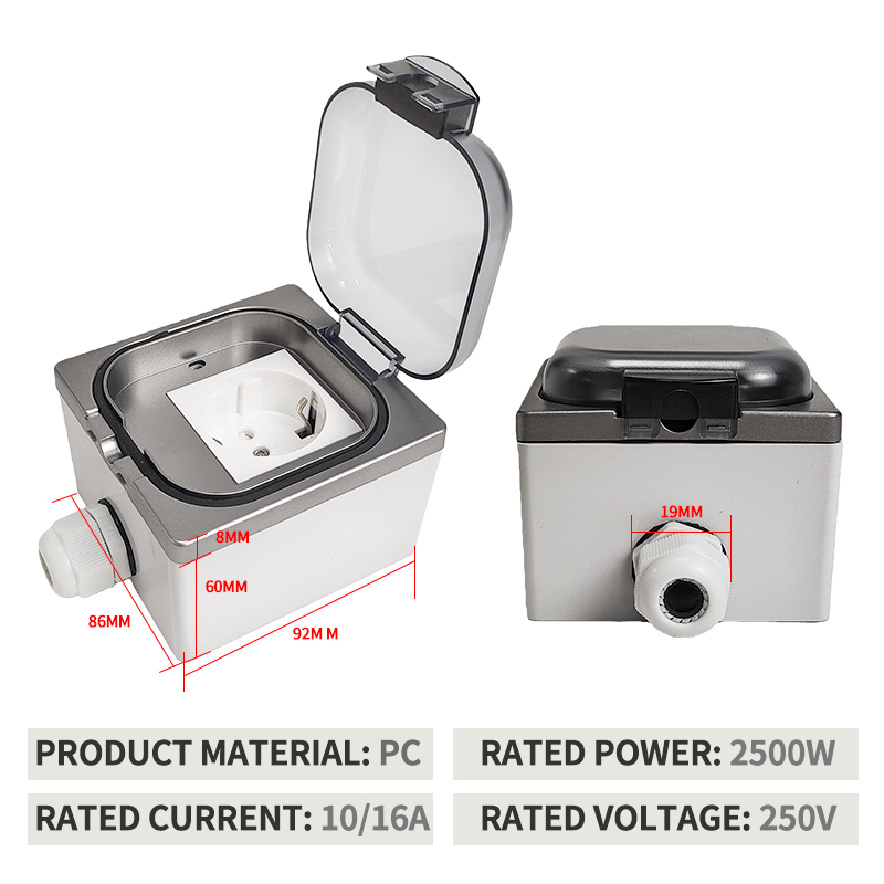 IP65 Waterproof Surface-Mount  - Outdoor Power Supply Box reseña y precio