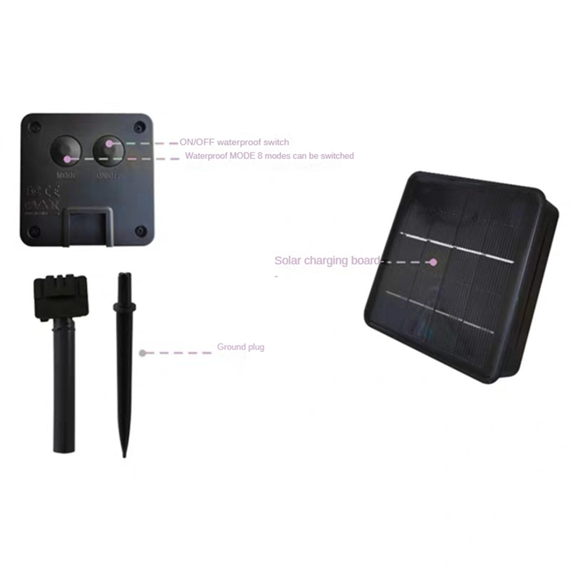 ONCE Solar Powered Lights 200  - Outdoor Power For Christmas Lights reseña y precio