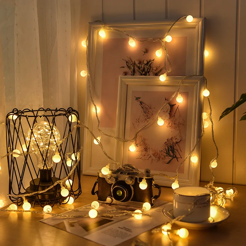 10M USB/Battery Power Ball LED - Outdoor Power For Christmas Lights reseña y precio