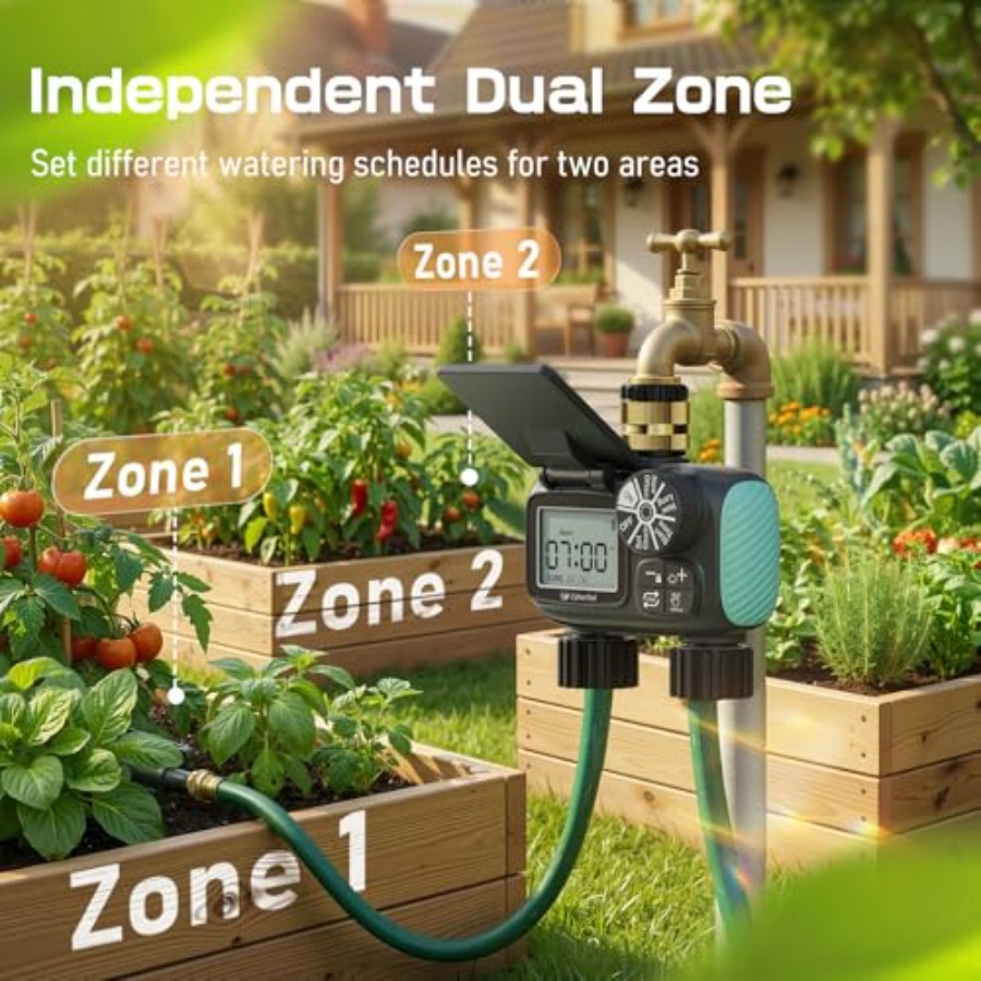 Garden hose timer for outdoor  - Outdoor Power With Timer reseña y precio