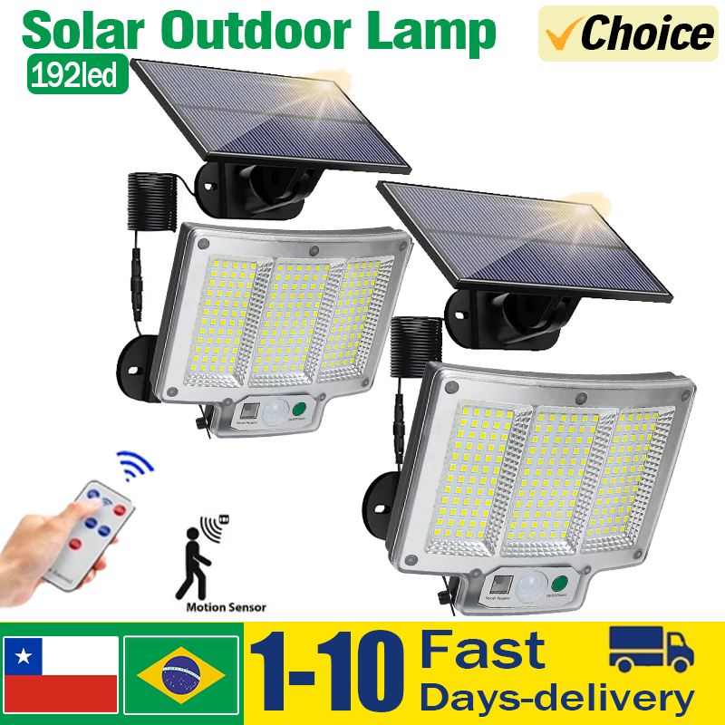 NEW 192 LED Solar Lamp Outdoor - Outdoor Power Post reseña y precio