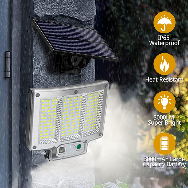 NEW 192 LED Solar Lamp Outdoor - Outdoor Power Post reseña y precio
