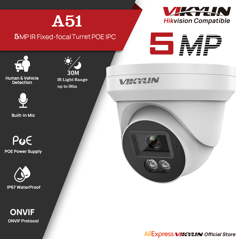VIKYLIN 5MP IP Security Camera - Outdoor Power G Motion reseña y precio
