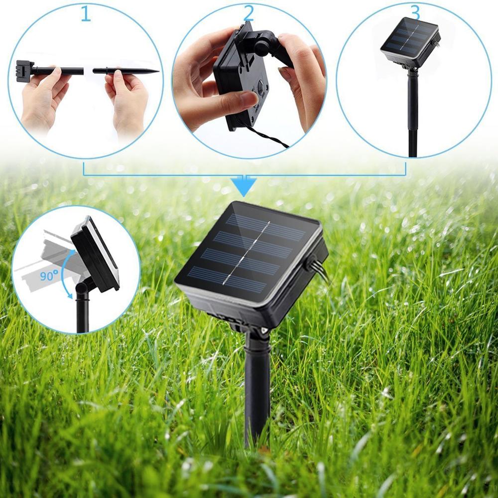 22M 200LED Solar Powered Fairy - Outdoor Power For Christmas Lights reseña y precio