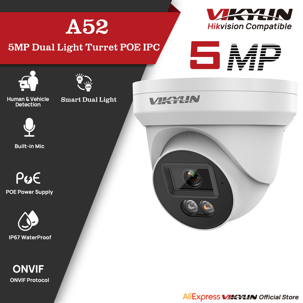 VIKYLIN 5MP IP Security Camera - Outdoor Power G Motion reseña y precio