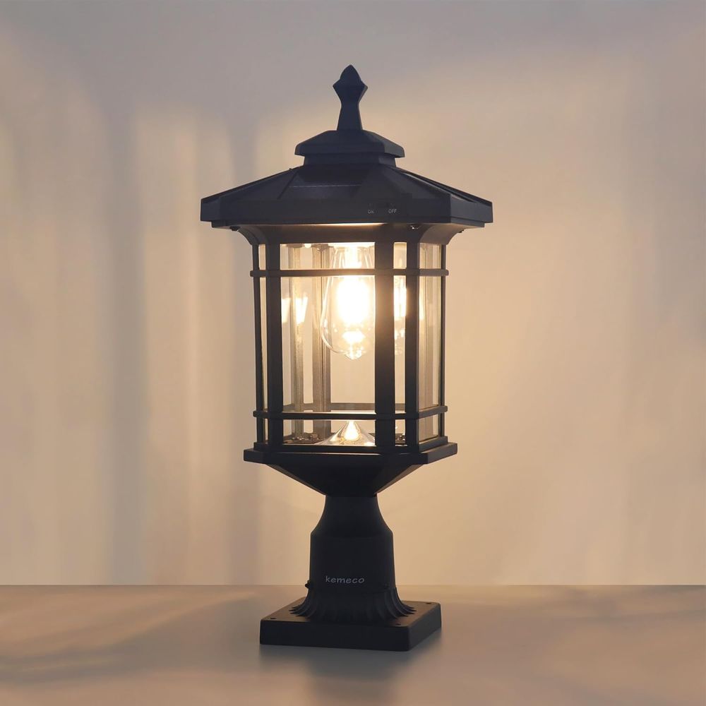 Solar Post Light Outdoor, ST43 - Outdoor Power Post reseña y precio