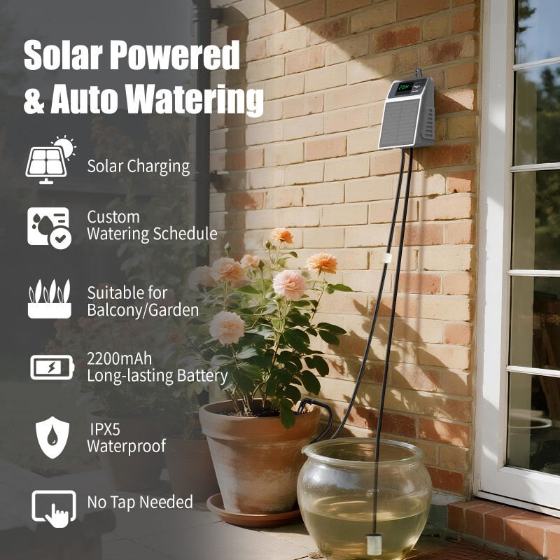 A03F-Solar Powered Automatic D - Outdoor Power With Timer reseña y precio