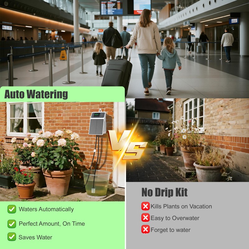 A03F-Solar Powered Automatic D - Outdoor Power With Timer reseña y precio