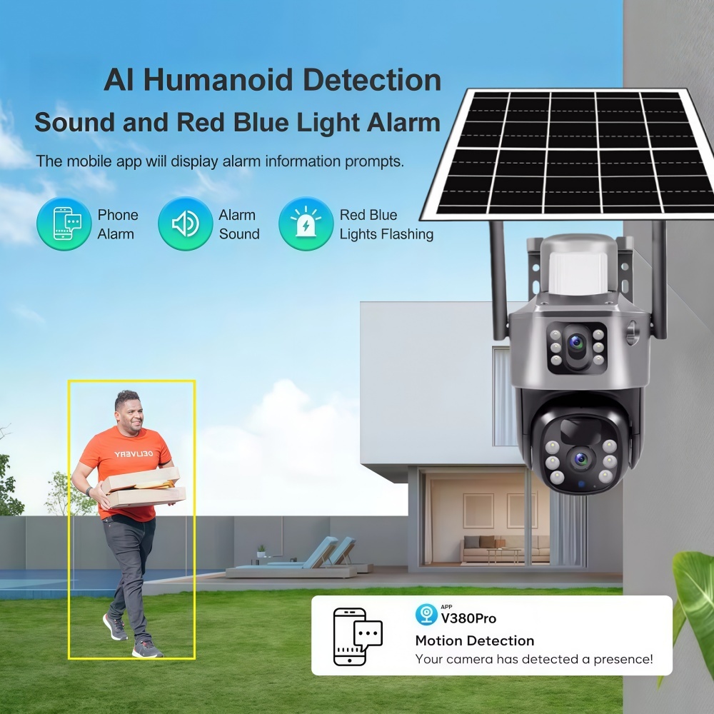 4K Solar-Powered Surveillance  - Outdoor Power G Motion reseña y precio