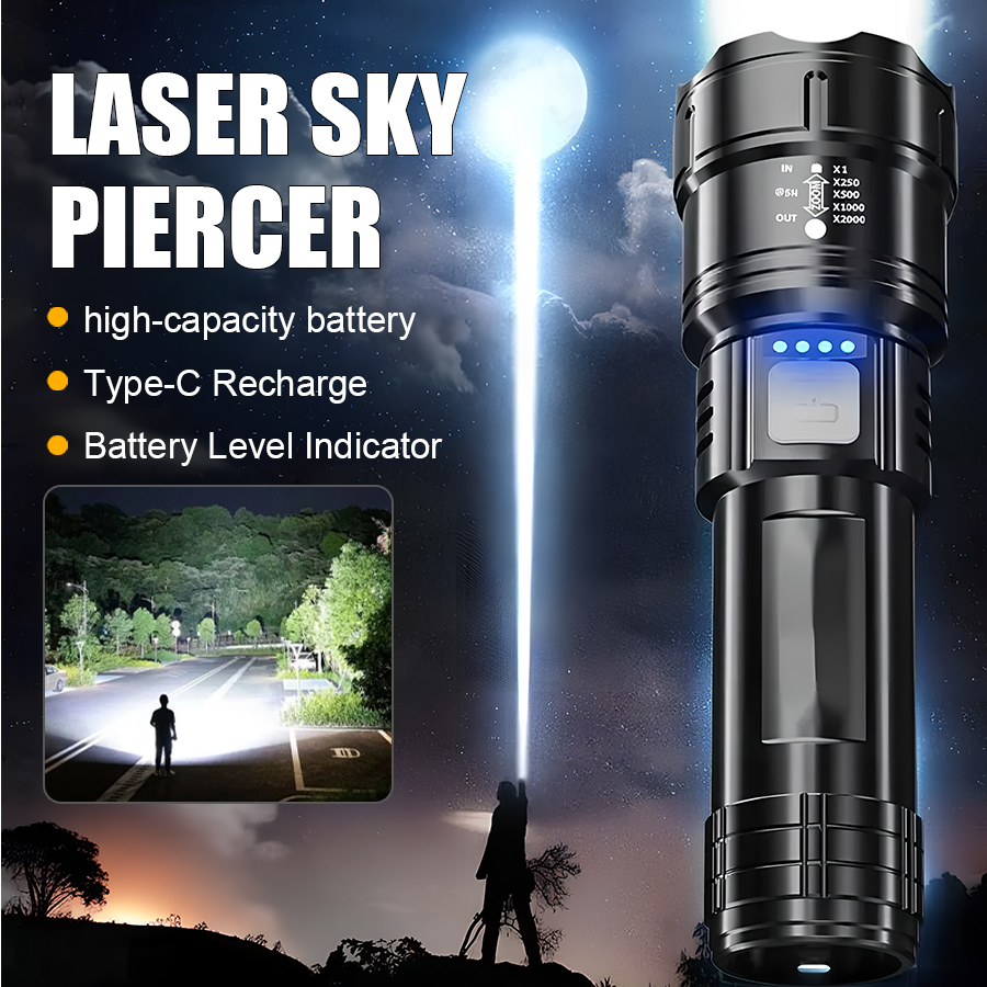 High Power P50 LED Flashlight  - Outdoor Power For Camping reseña y precio
