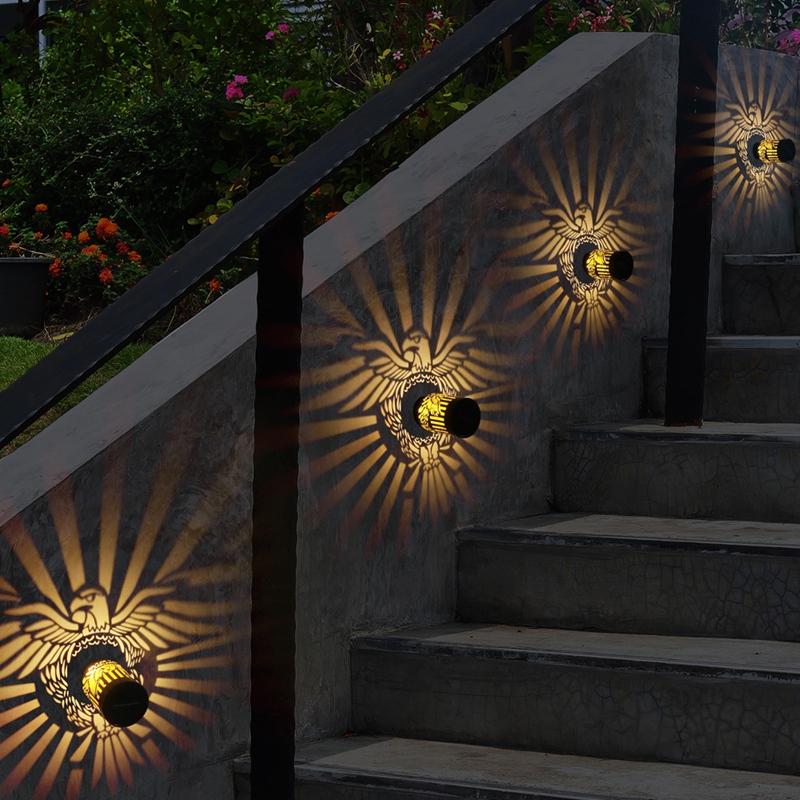2 Pack Solar Fence Lights Meta - Outdoor Power Post reseña y precio