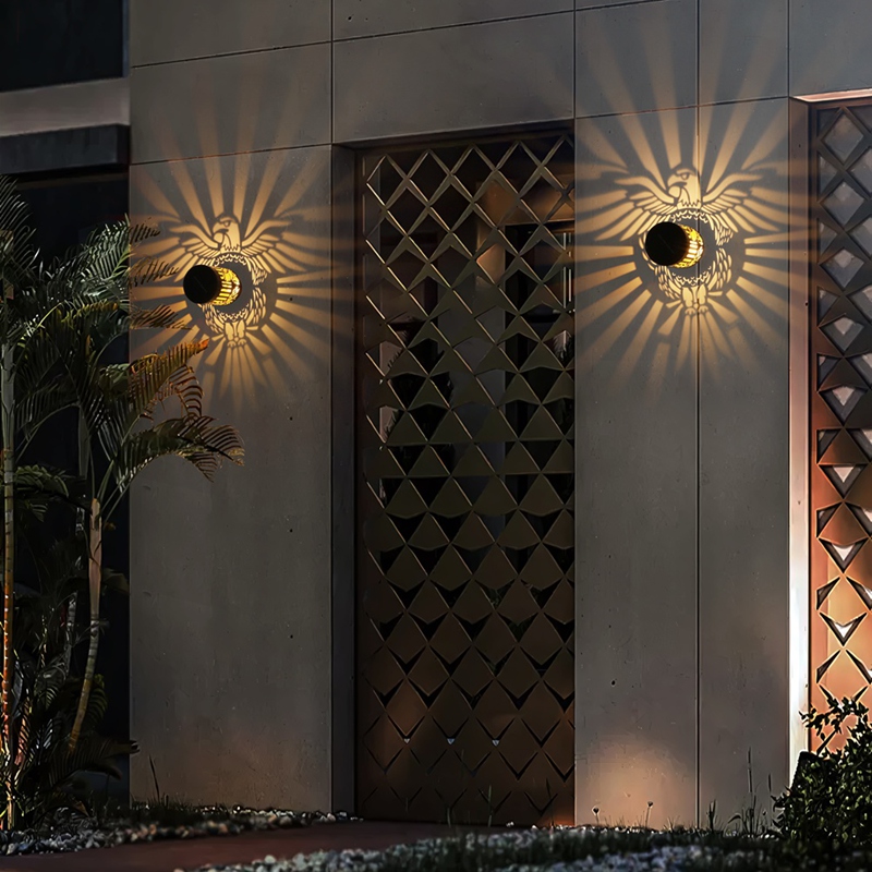 2 Pack Solar Fence Lights Meta - Outdoor Power Post reseña y precio