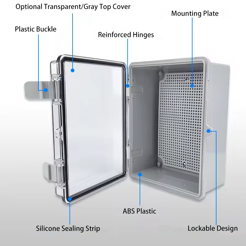 IP66 Waterproof Grey/Transpare - Outdoor Power Supply Box reseña y precio