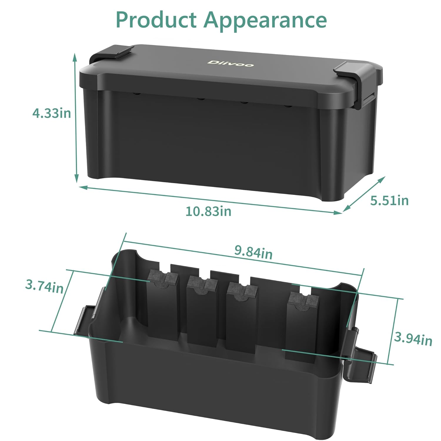 Diivoo Outdoor Waterproof Elec - Outdoor Power Supply Box reseña y precio