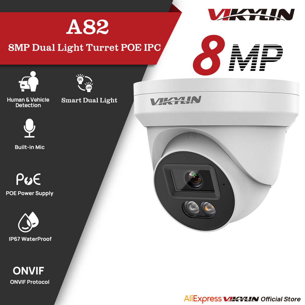 VIKYLIN 8MP IP Security Camera - Outdoor Power G Motion reseña y precio