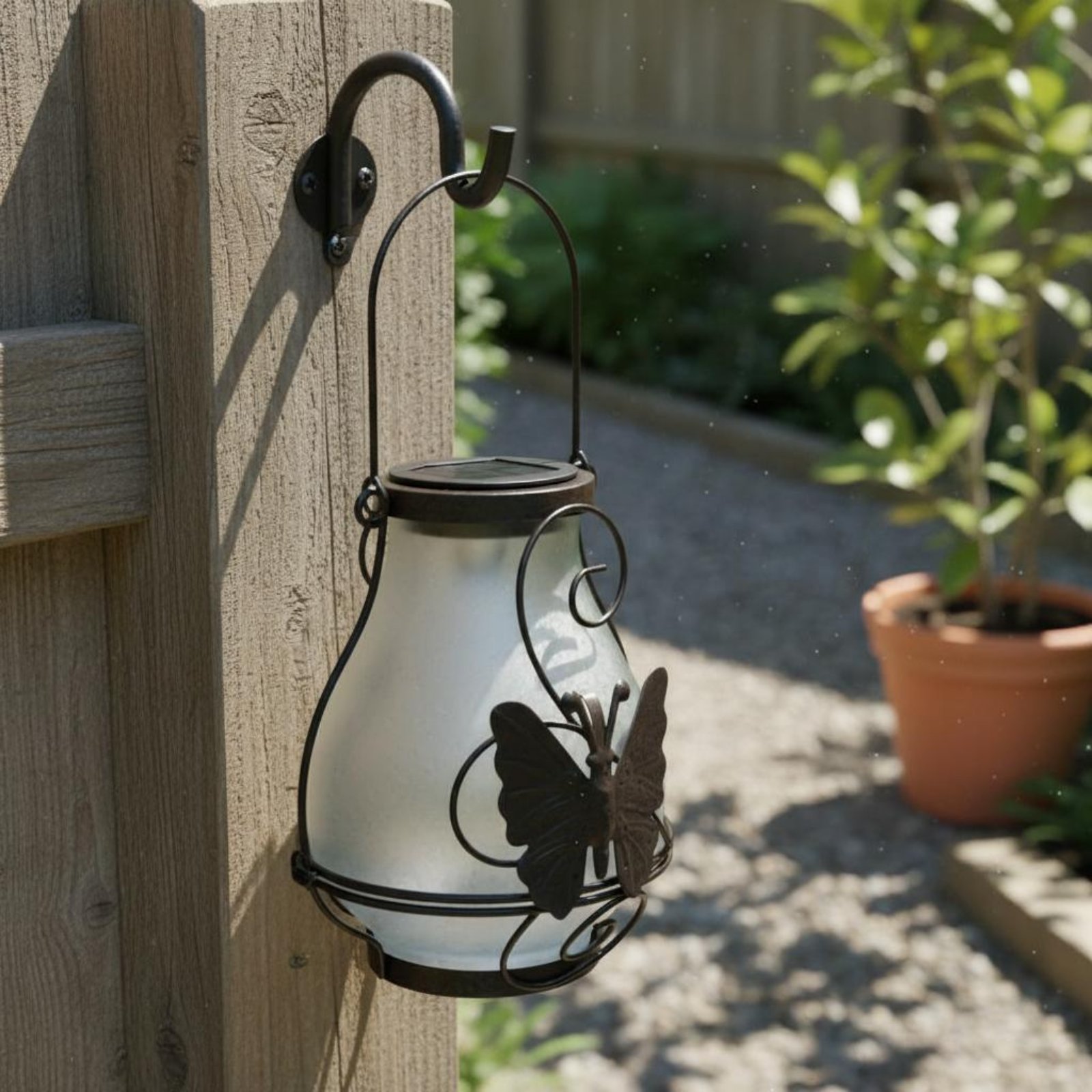 Solar Butterfly Lantern Waterp - Outdoor Power For Lights reseña y precio