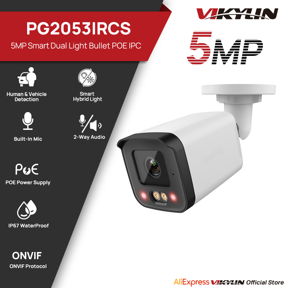VIKYLIN IP Security Camera 5MP - Outdoor Power G Motion reseña y precio