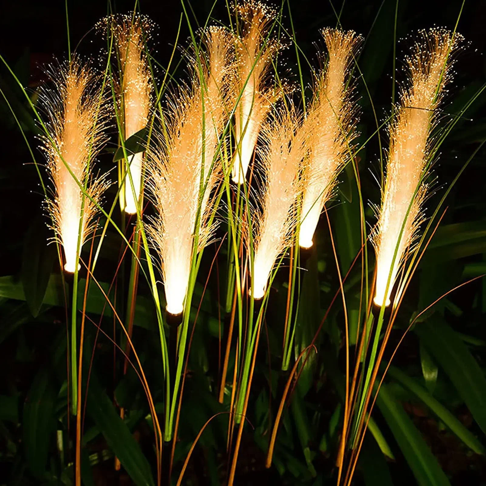 LED Solar Garden Reed Lamp Out - Outdoor Power For Christmas Lights reseña y precio