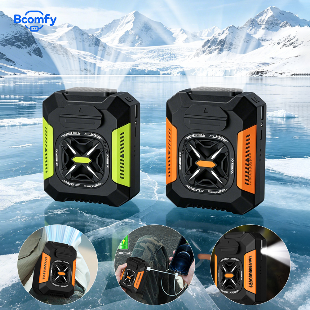 Portable Waist Clip Fan 5000mA - Outdoor Power With Timer reseña y precio