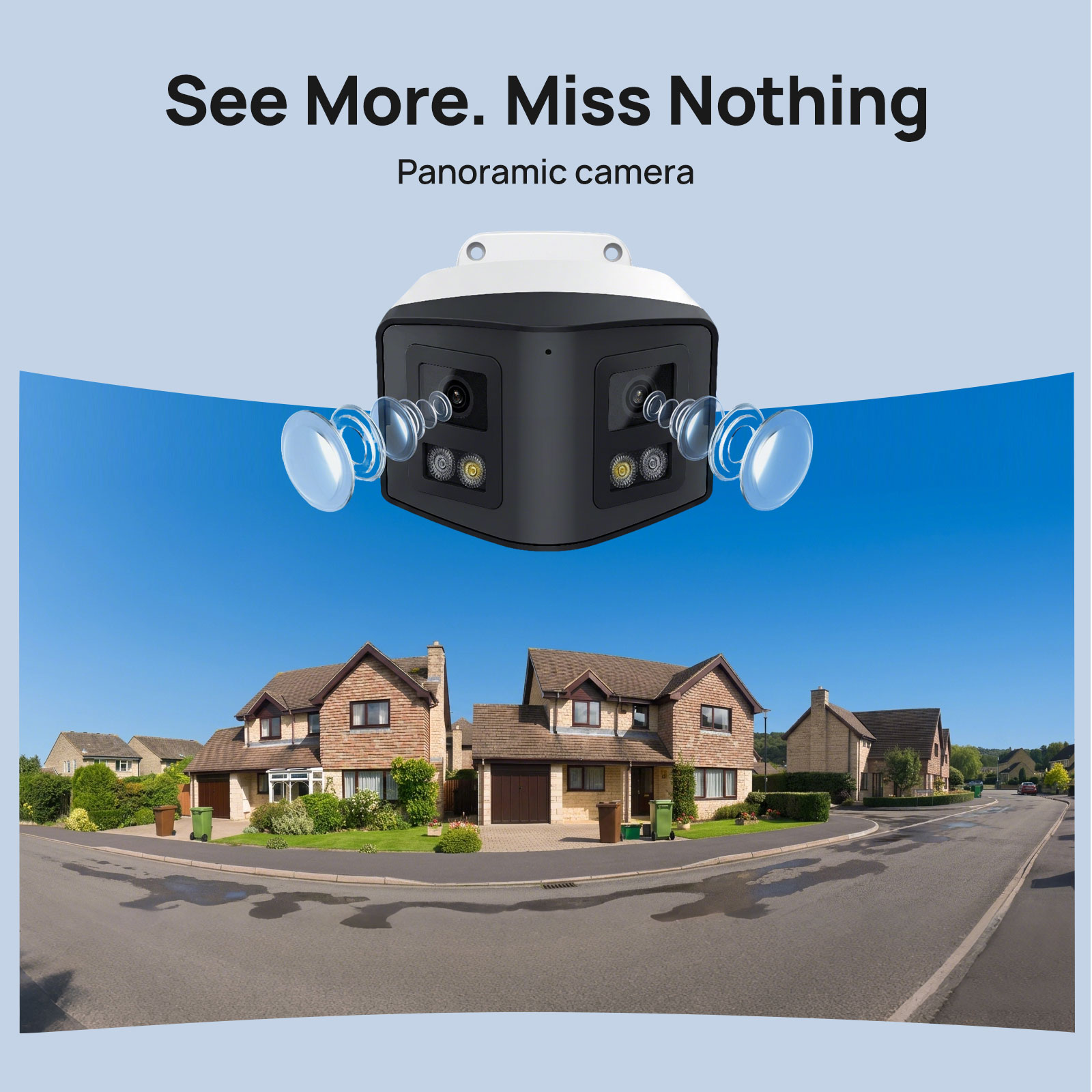 VIKYLIN 170° Panoramic Securit - Outdoor Power G Motion reseña y precio