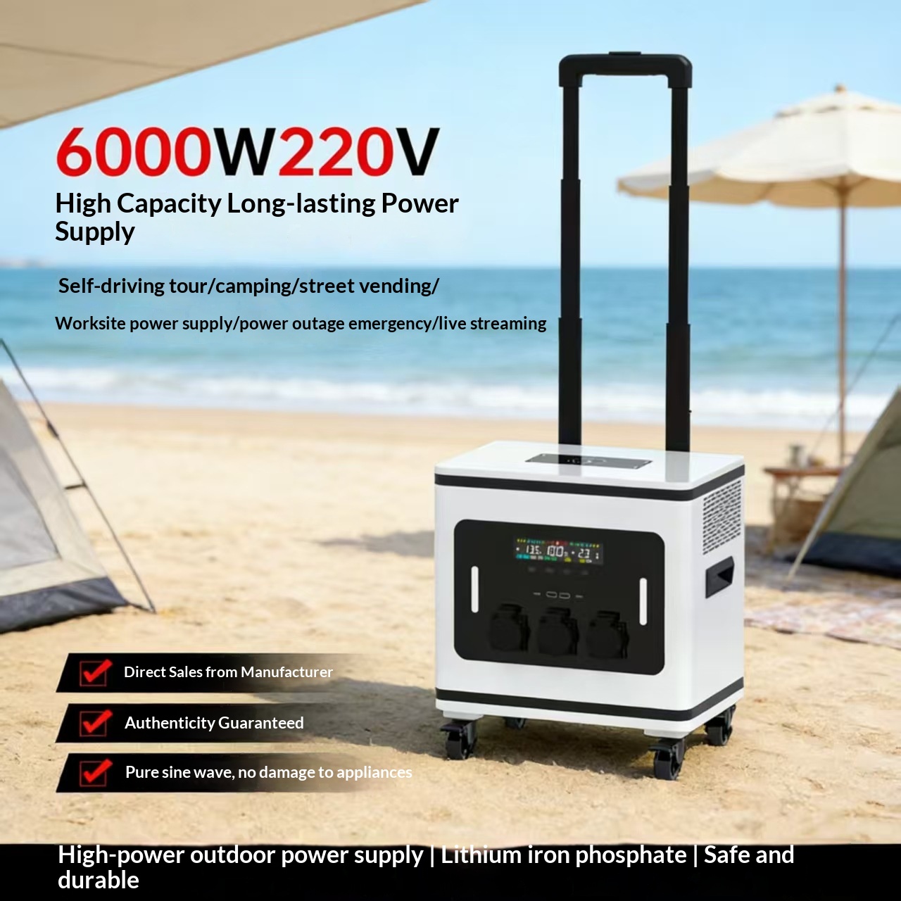 Lithium Ion Battery Outdoor Mo - Outdoor Power For Camping reseña y precio