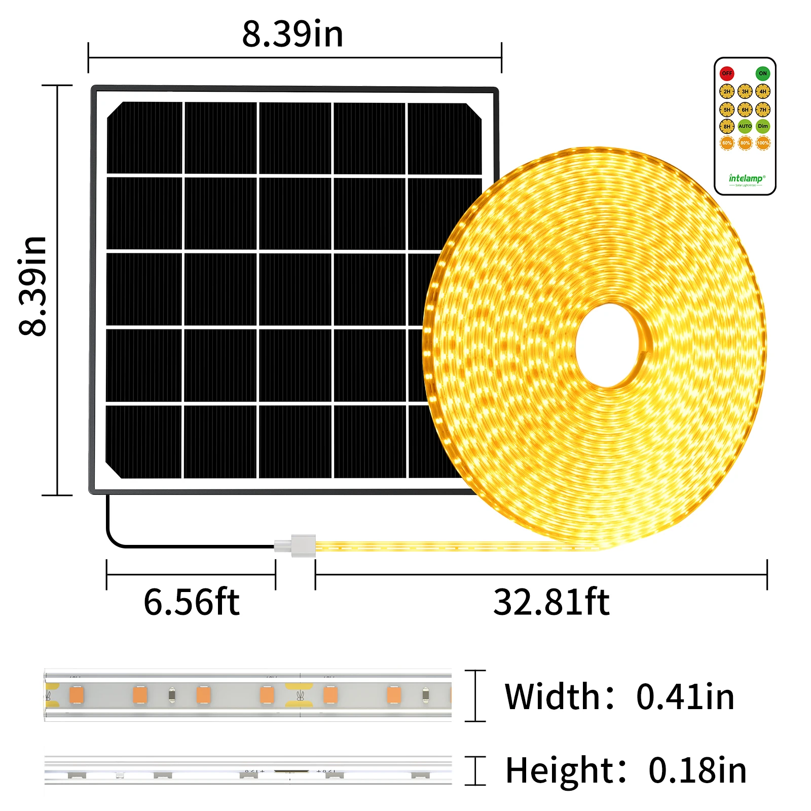intelamp 10 Meters 800 LED 600 - Outdoor Power Post reseña y precio