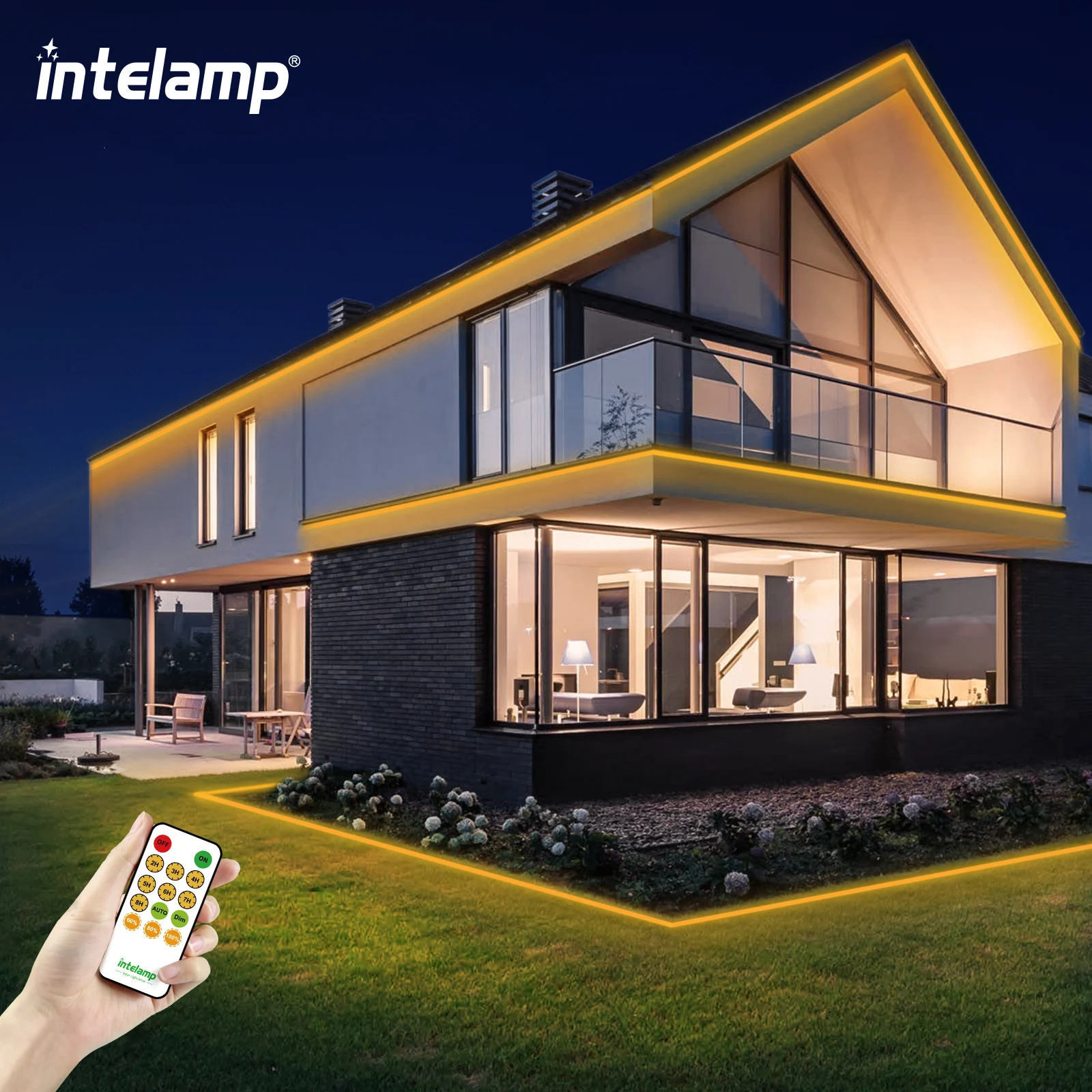 intelamp 10 Meters 800 LED 600 - Outdoor Power Post reseña y precio