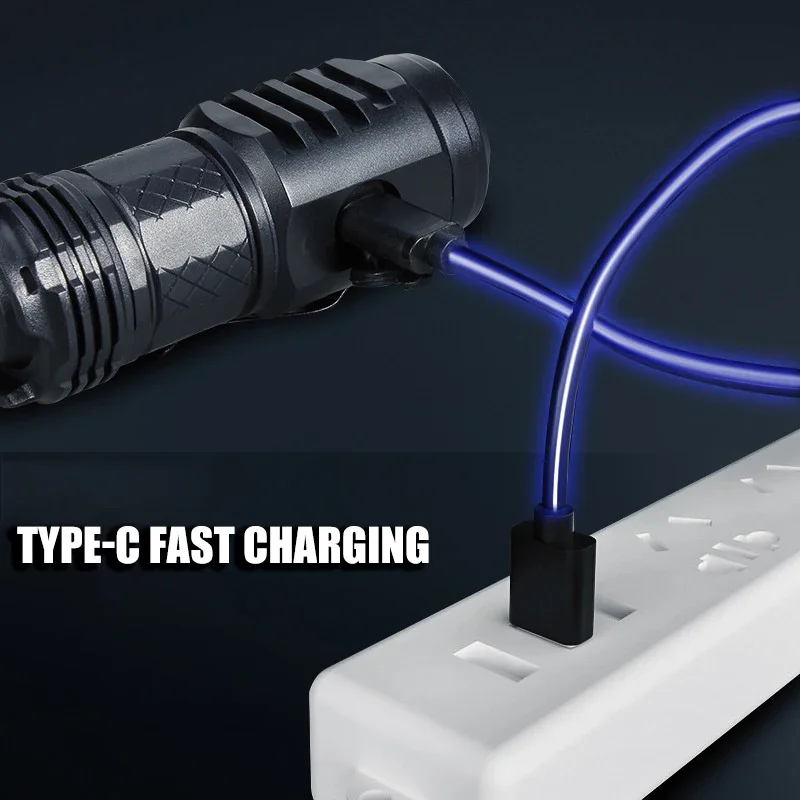 High Strong Power LED Flashlig - Outdoor Power For Camping reseña y precio
