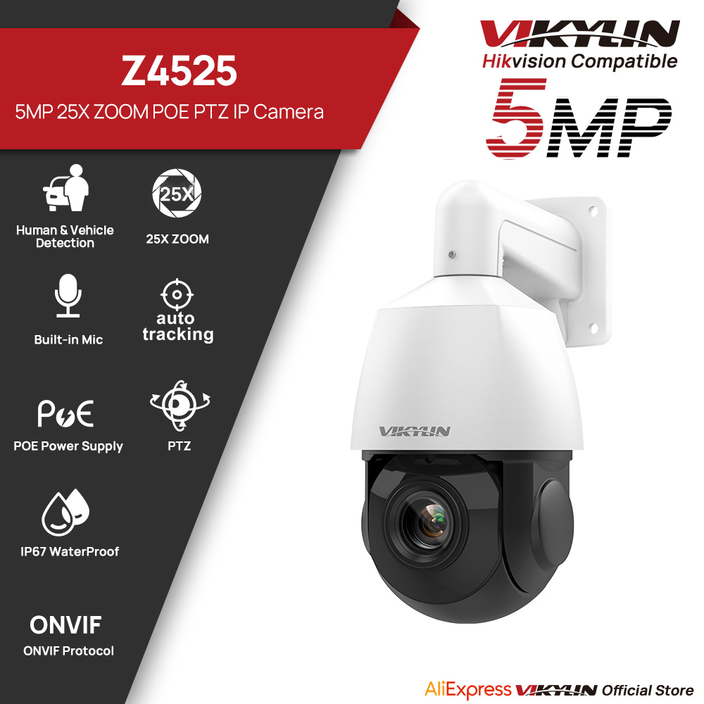 Vikylin 5MP PTZ 25X Optical Zo - Outdoor Power G Motion reseña y precio